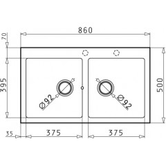 Νεροχύτης Pyramis Pyragranite Athlos 2B Beige. 070071411 Νεροχύτης Pyramis Pyragranite Athlos 2B Beige. 070071411